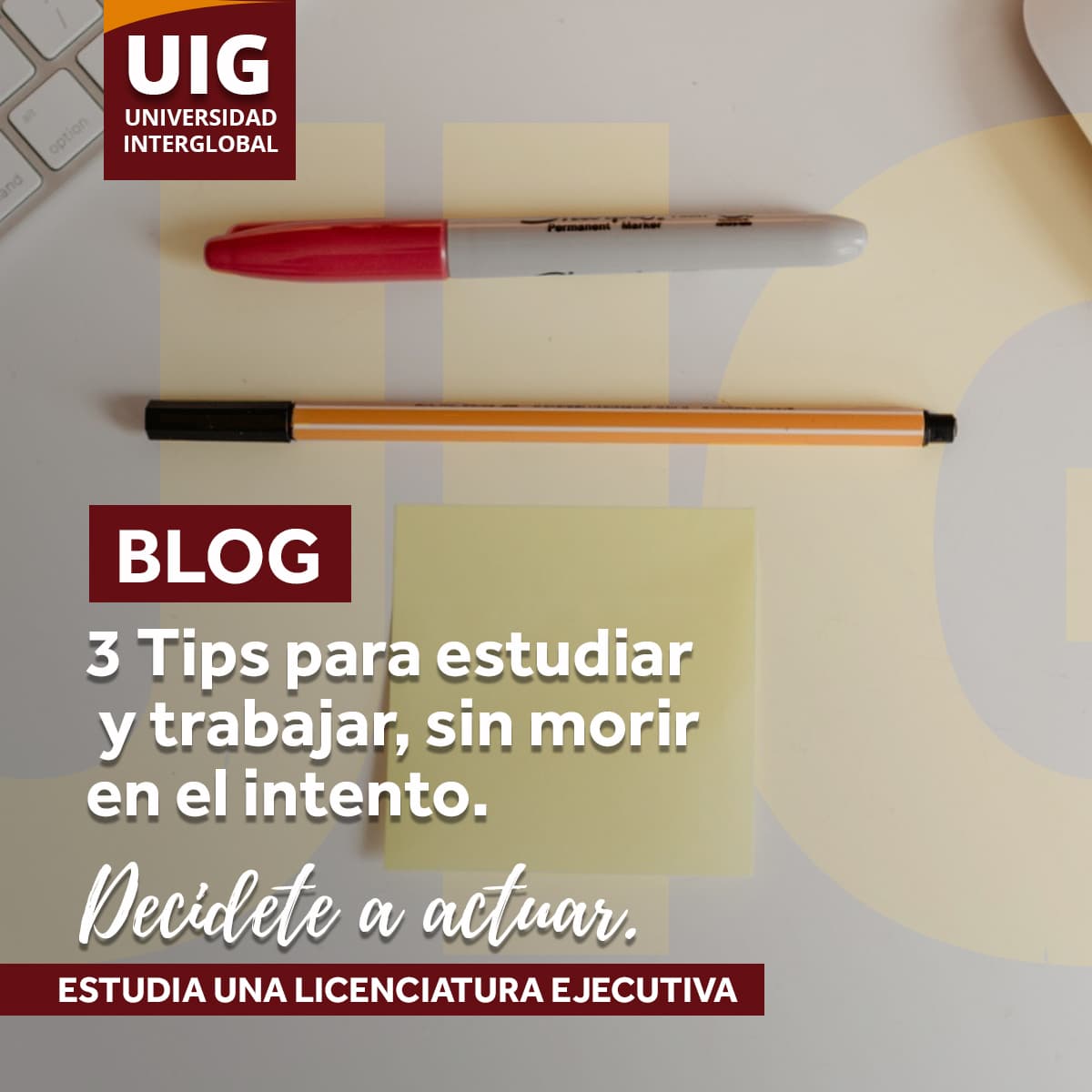 3 Tips para estudiar y trabajar, sin morir en el intento.